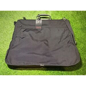 Tumi Alpha Bi-Fold Black Garment Travel Bag Luggage Ballistic Nylon Suit Bag